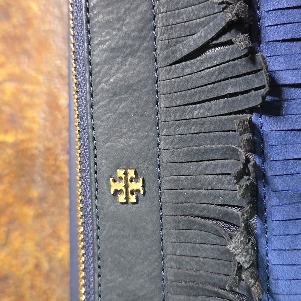 Tory Burch Blue Wristlet - Picture 2 of 7